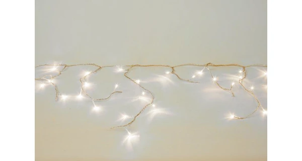 Světelný závěs - 400 LED - teplá bílá