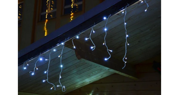 Světelný závěs - 72 LED - studená bílá