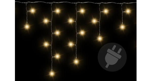 Světelný závěs - 72 LED - teplá bílá