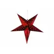 Svítící hvězda 10 LED - červená