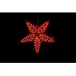Svítící hvězda 10 LED - červená