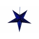 Svítící hvězda 10 LED - modrá