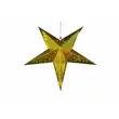 Svítící hvězda 10 LED - zlatá