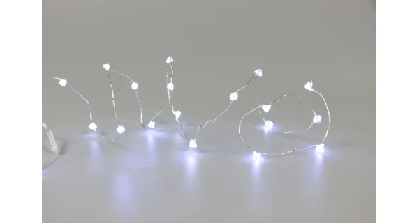 Svítící struna 20 LED - diamant