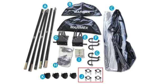 Svorky pro zastřešení Marimex Pool House Control
