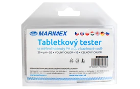 Tabletový tester na pH a chlorovou koncentraci