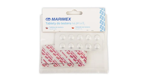 Tablety do testru na pH a O2