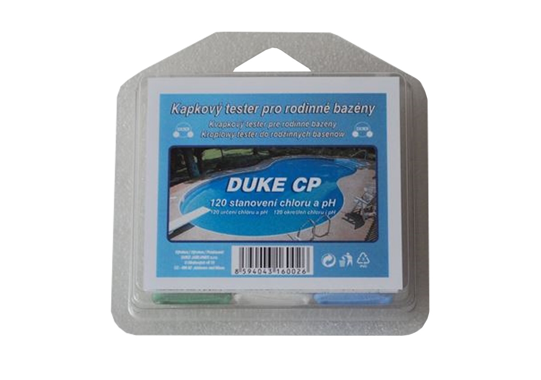 DUKE CP kapičkový tester pro měření Cl/pH