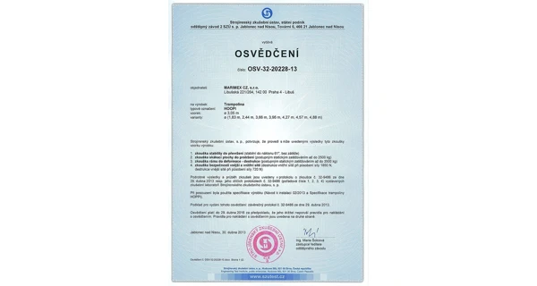 Trampolína Marimex 244 cm + ochranná síť + schůdky ZDARMA (poškozený obal)