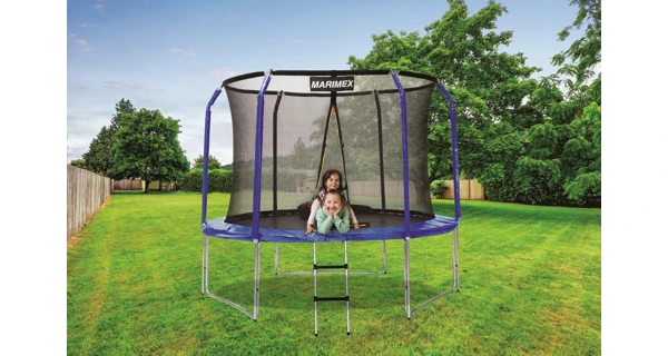 Trampolína Marimex 305 cm + vnitřní ochranná síť + schůdky ZDARMA (Náhradní obal)