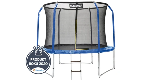 Trampolína Marimex 305 cm + vnitřní ochranná síť + schůdky ZDARMA (Náhradní obal)