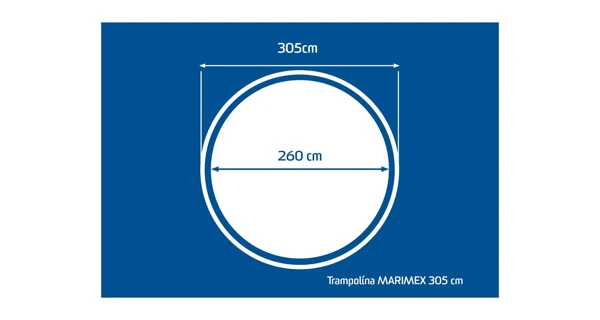 Trampolína Marimex 305 cm + vnitřní ochranná síť + schůdky ZDARMA (zelená)