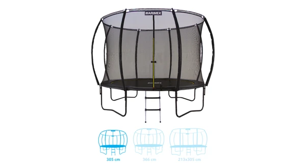 Trampolína Marimex Comfort 305 cm + ochranná síť + schůdky ZDARMA