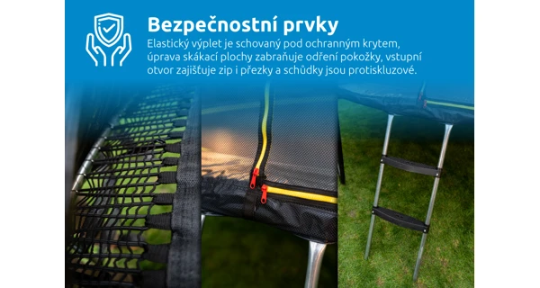 Trampolína Marimex Comfort 305 cm + ochranná síť + schůdky ZDARMA