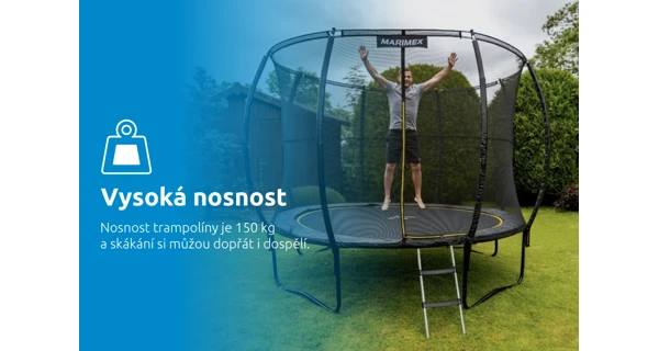 Trampolína Marimex Comfort 305 cm + ochranná síť + schůdky ZDARMA