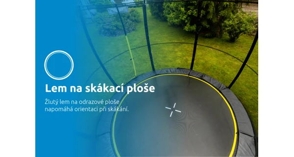Trampolína Marimex Comfort 366 cm + ochranná síť + schůdky ZDARMA (poškozený obal)