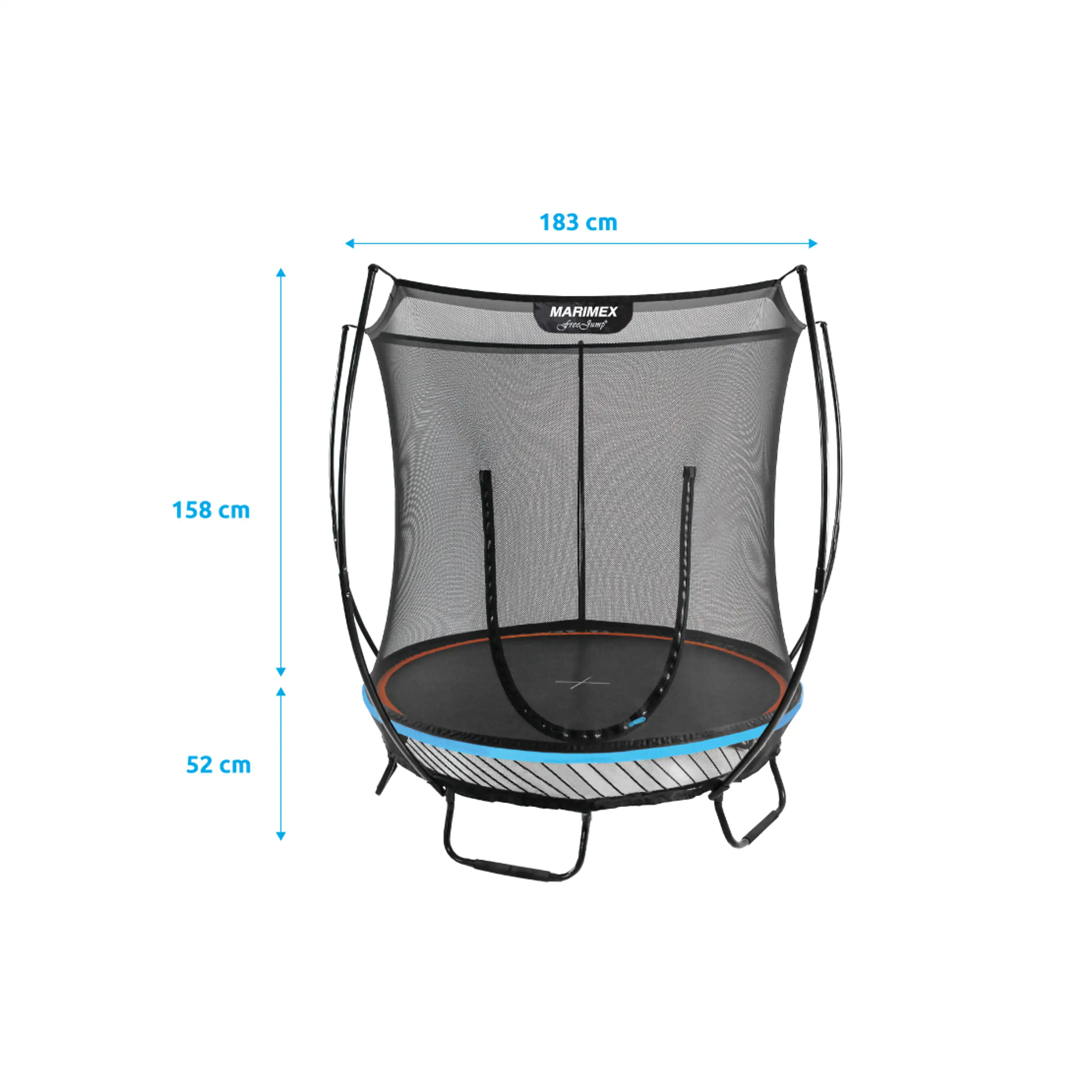 Marimex | Trampolína Marimex FreeJump 183 cm + ochranná síť a kotvicí sada ZDARMA | 19000106 Obrázek