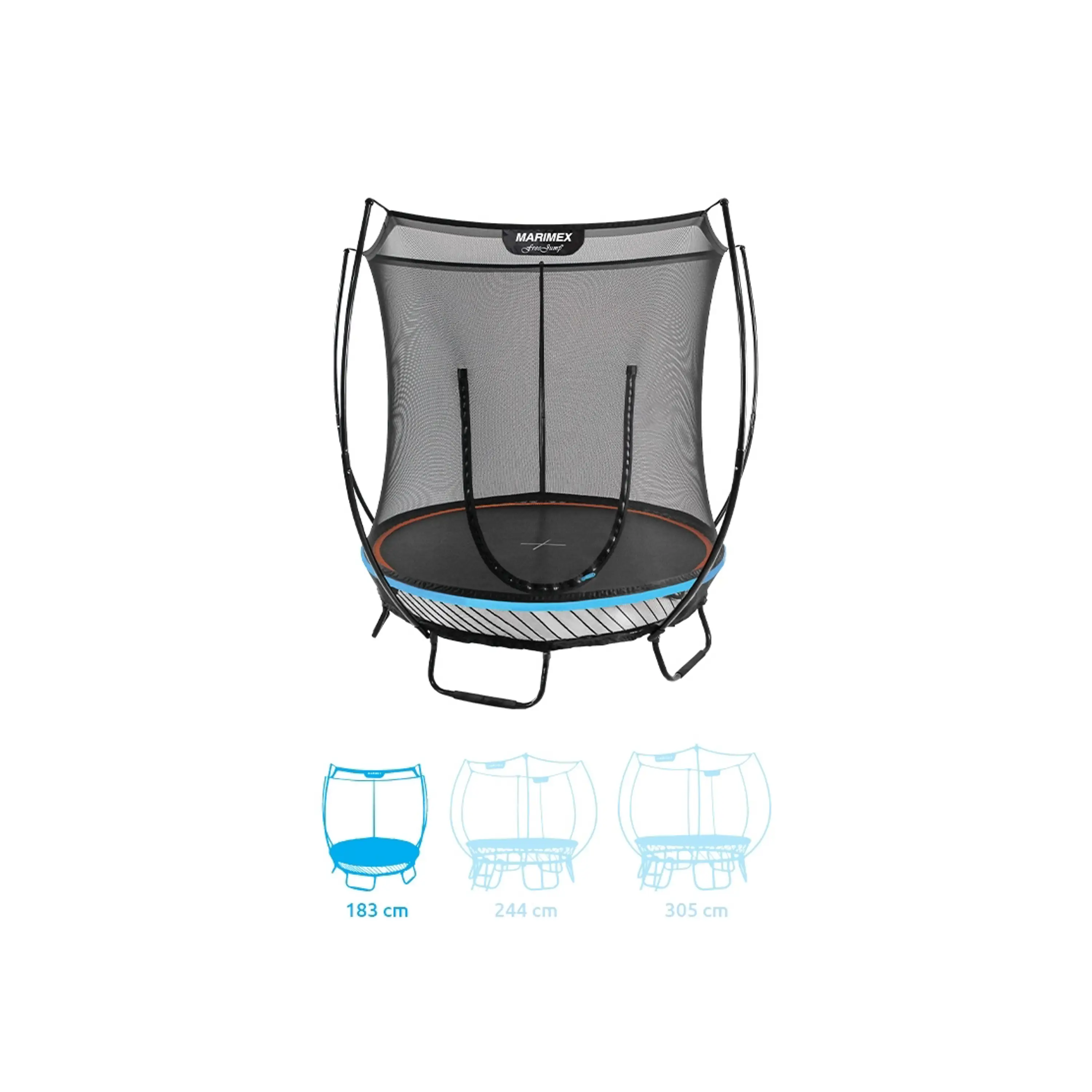 Marimex | Trampolína Marimex FreeJump 183 cm + ochranná síť a kotvicí sada ZDARMA | 19000106 Obrázek