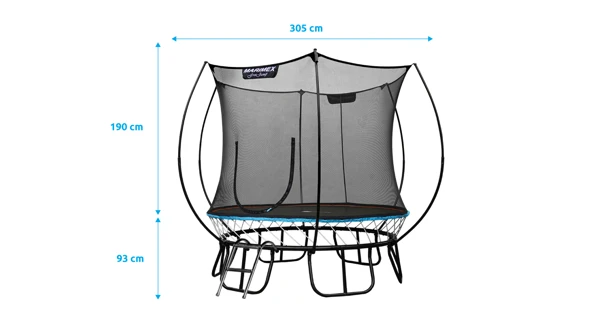 Trampolína Marimex FreeJump 305 cm + ochranná síť + schůdky + kotvicí sada ZDARMA