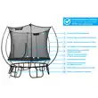 Trampolína Marimex FreeJump 305 cm (ochranná síť + schůdky + kotvící sada ZDARMA) + Vířivý bazén Marimex AQUAMAR 6003