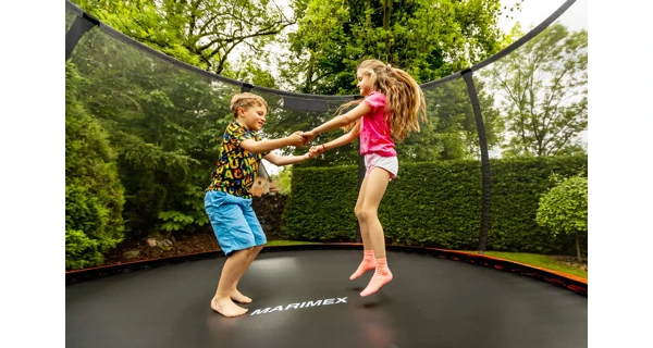 Trampolína Marimex Premium 244 cm + vnitřní ochranná síť + schůdky ZDARMA (Poškozený obal)