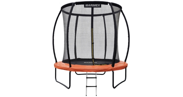 Trampolína Marimex Premium 244 cm + vnitřní ochranná síť + schůdky ZDARMA (Poškozený obal)