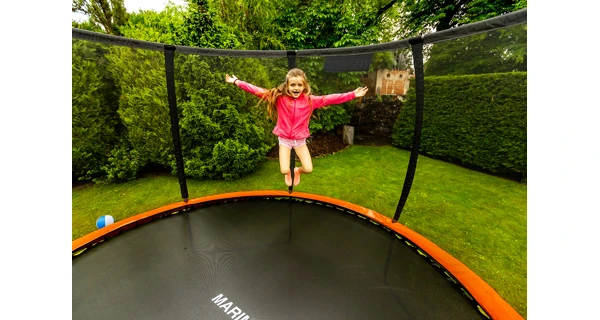 Trampolína Marimex Premium 396 cm + vnitřní ochranná síť + schůdky ZDARMA