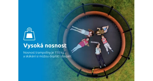 Trampolína Marimex Premium 396 cm + vnitřní ochranná síť + schůdky ZDARMA