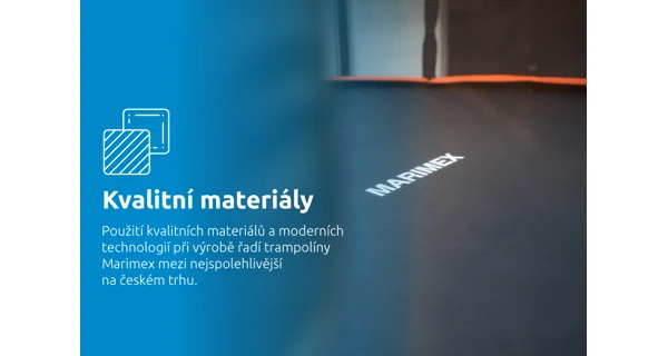 Trampolína Marimex Premium 396 cm + vnitřní ochranná síť + schůdky ZDARMA (poškozený obal)