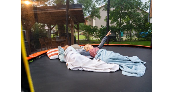 Trampolína Marimex Premium 396 cm + vnitřní ochranná síť + schůdky ZDARMA (poškozený obal)