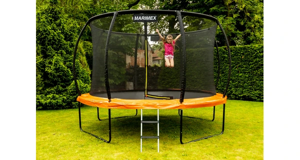 Trampolína Marimex PREMIUM 457 cm + vnitřní ochranná síť + schůdky ZDARMA