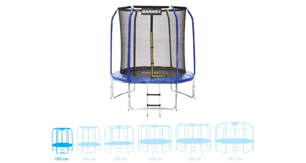 Trampolína Marimex Standard 183 cm + vnitřní ochranná síť + schůdky ZDARMA