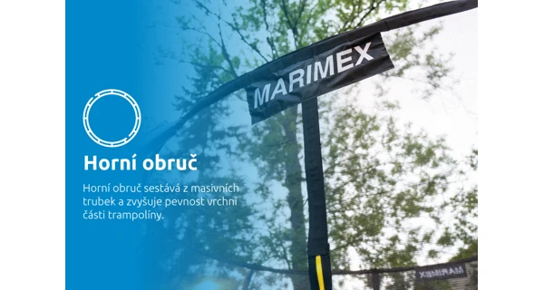 Trampolína Marimex Standard 244 cm růžová + vnitřní ochranná síť + schůdky ZDARMA