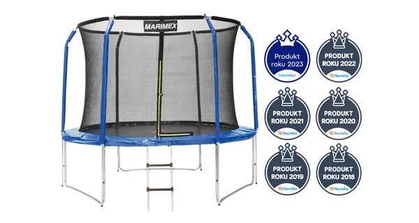 Trampolína Marimex Standard 305 cm + vnitřní ochranná síť + schůdky ZDARMA