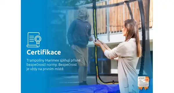 Trampolína Marimex Standard 366 cm + vnitřní ochranná síť + schůdky ZDARMA