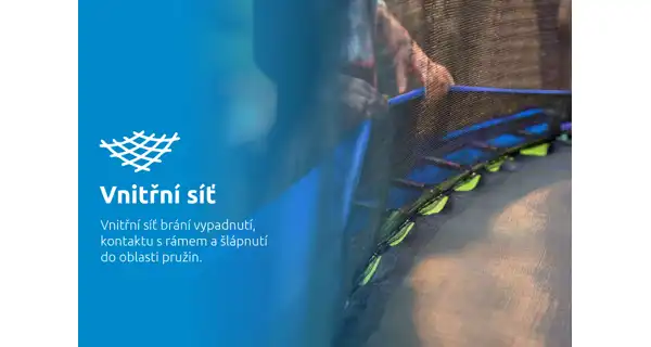 Trampolína Marimex Standard 366 cm + vnitřní ochranná síť + schůdky ZDARMA