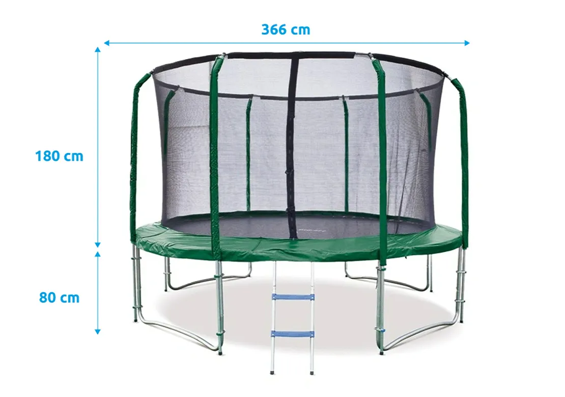 Marimex 366 cm + vnitřní ochranná síť + žebřík