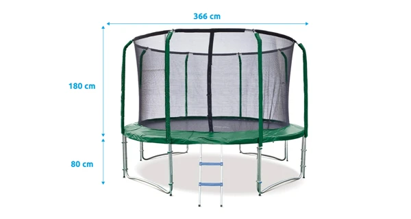 Rozměr trampolíny