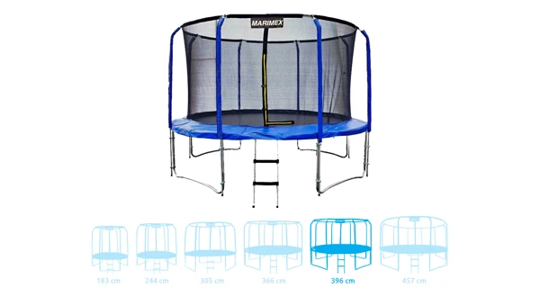 Trampolína Marimex Standard 396 cm + vnitřní ochranná síť + žebřík ZDARMA