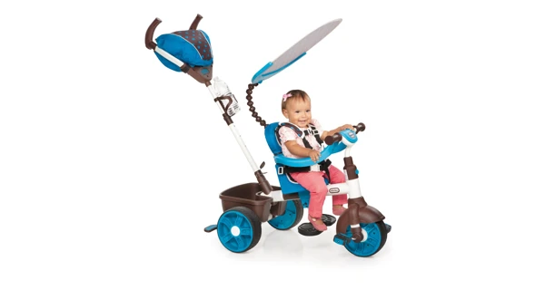 Tříkolka 4v1 Sport - modrá/bílá