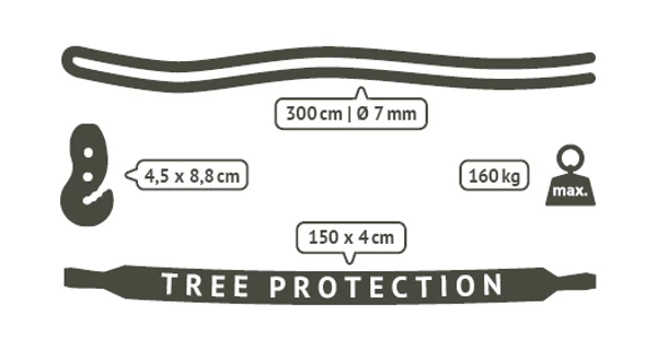 Uchycení houpací sedačky La Siesta TreeMount