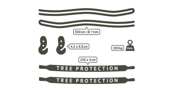 Uchycení houpací sítě La Siesta TreeMount