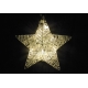 Vánoční hvězda 10 LED - teplá bílá