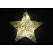 Vánoční hvězda 10 LED - teplá bílá