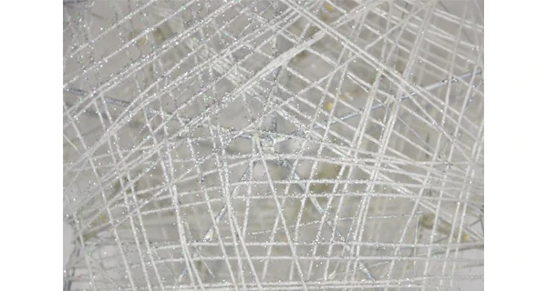 Vánoční hvězda 10 LED - teplá bílá