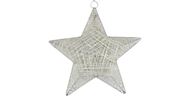 Vánoční hvězda 10 LED - teplá bílá