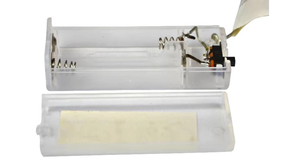 Vánoční hvězda 10 LED - teplá bílá