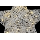 Vánoční hvězda 30 LED - teplá bílá