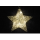 Vánoční hvězda Ratan 10 LED - teplá bílá