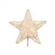 Vánoční hvězda stojící 10 LED - zlatá